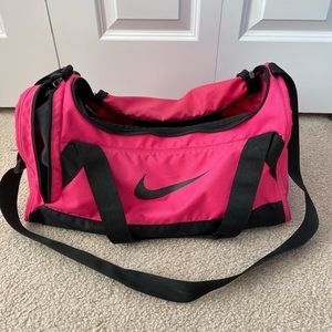 Nike pink duffel bag. Perfect gym bag